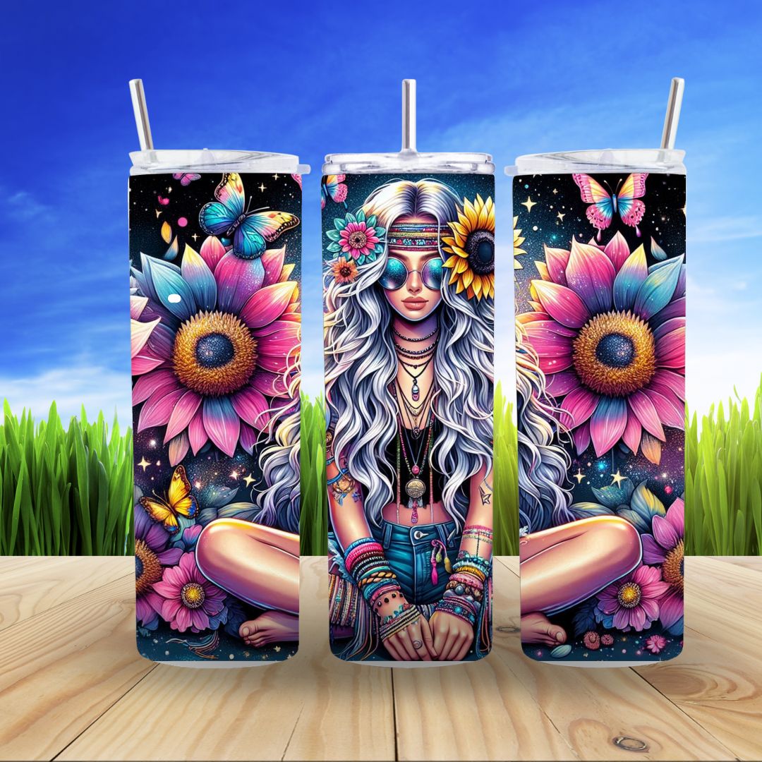 Thermobecher Flower Power Girl